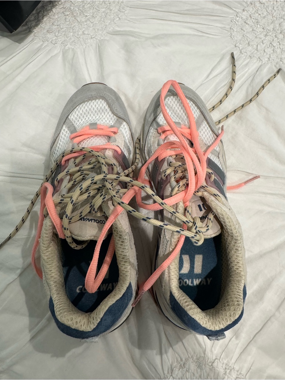 Coolway 2003 Glow Rush Women's Athletic Sneakers - Cream Pink Blue - Picture 5 of 5